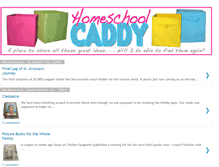 Tablet Screenshot of homeschoolcaddy.blogspot.com