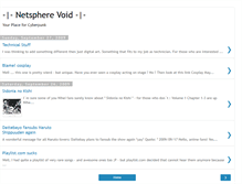 Tablet Screenshot of netsphere-void.blogspot.com