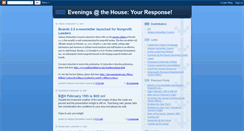 Desktop Screenshot of eveningsatthehouse.blogspot.com