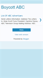 Mobile Screenshot of goboycottabc.blogspot.com