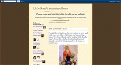 Desktop Screenshot of littlescruffsminiaturebears.blogspot.com