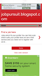 Mobile Screenshot of jobpursuit.blogspot.com