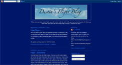 Desktop Screenshot of dustinsflightblog.blogspot.com