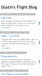 Mobile Screenshot of dustinsflightblog.blogspot.com