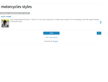 Tablet Screenshot of motorcyclesstyles.blogspot.com