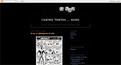 Desktop Screenshot of cuatrotontosdudo.blogspot.com