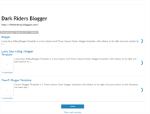 Tablet Screenshot of darkridersblogger.blogspot.com