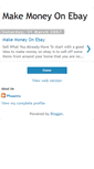 Mobile Screenshot of makemoneyonebay2007.blogspot.com