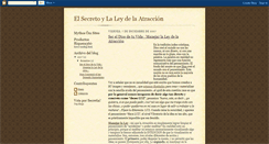 Desktop Screenshot of el-secreto-y-la-ley-de-la-atraccion.blogspot.com