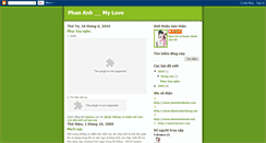 Desktop Screenshot of phananhmylove.blogspot.com