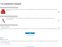 Tablet Screenshot of fp-cosmetics.blogspot.com