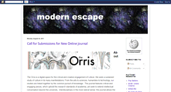 Desktop Screenshot of modernescape.blogspot.com