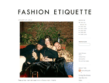 Tablet Screenshot of fashionetiquette.blogspot.com