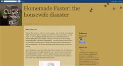 Desktop Screenshot of homemadefaster.blogspot.com