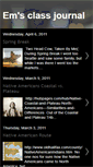 Mobile Screenshot of emm-emsclassjournal.blogspot.com