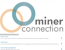 Tablet Screenshot of minerconnection.blogspot.com