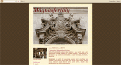 Desktop Screenshot of magnasfertaly.blogspot.com