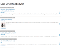 Tablet Screenshot of loseunwantedbodyfat.blogspot.com