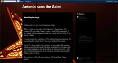 Desktop Screenshot of antoniosansthesaint.blogspot.com