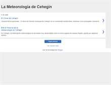 Tablet Screenshot of meteorologiameteocehegin.blogspot.com