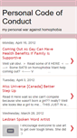 Mobile Screenshot of personalcodeofconduct.blogspot.com