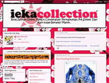 Tablet Screenshot of iekacollection.blogspot.com