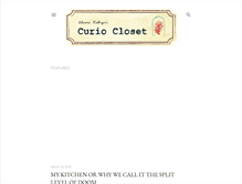 Tablet Screenshot of curiocloset.blogspot.com