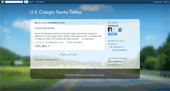 Desktop Screenshot of colegiosantagema.blogspot.com