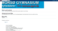 Desktop Screenshot of morsoe-gym.blogspot.com