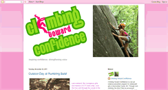 Desktop Screenshot of climbingtowardconfidence.blogspot.com