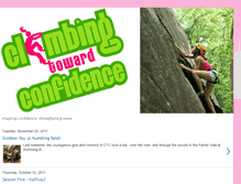 Tablet Screenshot of climbingtowardconfidence.blogspot.com