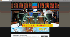Desktop Screenshot of prediksisaham2010.blogspot.com