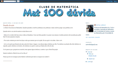 Desktop Screenshot of mat100duvida.blogspot.com