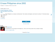 Tablet Screenshot of ebasephilippines.blogspot.com