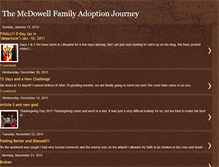 Tablet Screenshot of mcdowellfamilyjourney.blogspot.com