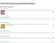 Tablet Screenshot of fauxpaintings.blogspot.com