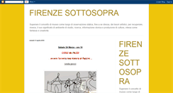Desktop Screenshot of firenzesottosopra.blogspot.com