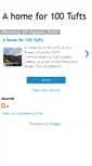 Mobile Screenshot of ahomefor100tufts.blogspot.com