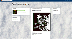 Desktop Screenshot of freshieslifestyle.blogspot.com