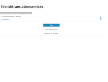 Tablet Screenshot of finnishtranslationservices.blogspot.com