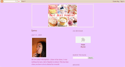 Desktop Screenshot of not-just-makeup.blogspot.com