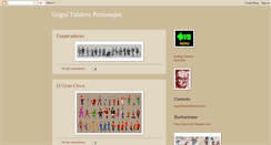 Desktop Screenshot of goguipersonajes.blogspot.com