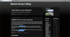 Desktop Screenshot of bulentcavas.blogspot.com