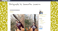 Desktop Screenshot of photographybysamanthacameron.blogspot.com