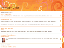 Tablet Screenshot of gospeldepot.blogspot.com