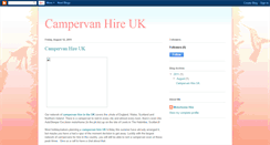 Desktop Screenshot of campervanhireuk.blogspot.com