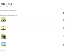 Tablet Screenshot of collectedofficepest.blogspot.com