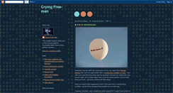 Desktop Screenshot of cryingfree-man.blogspot.com