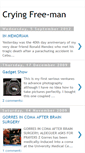 Mobile Screenshot of cryingfree-man.blogspot.com