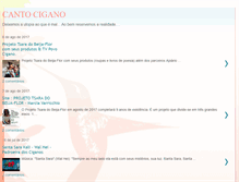 Tablet Screenshot of canto-cigano.blogspot.com